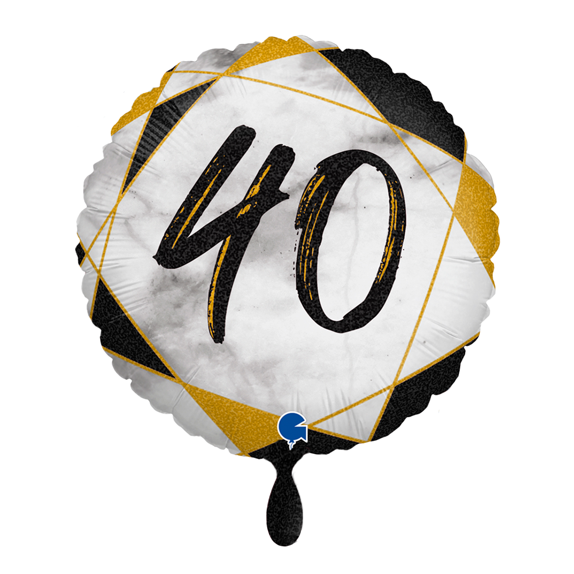 1 Ballon - Marble Mate 40 Noir