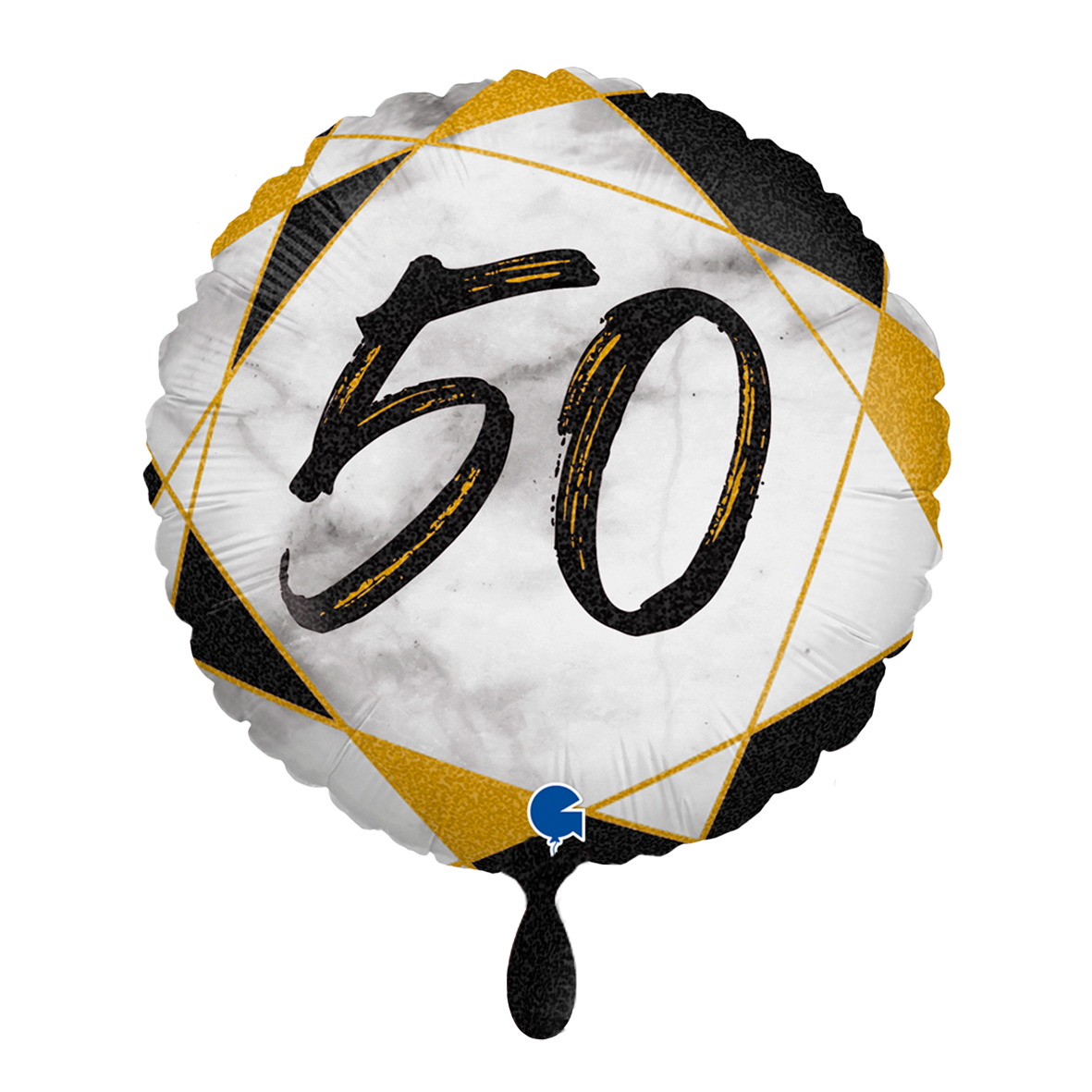 1 Ballon - Marmermate 50 Zwart