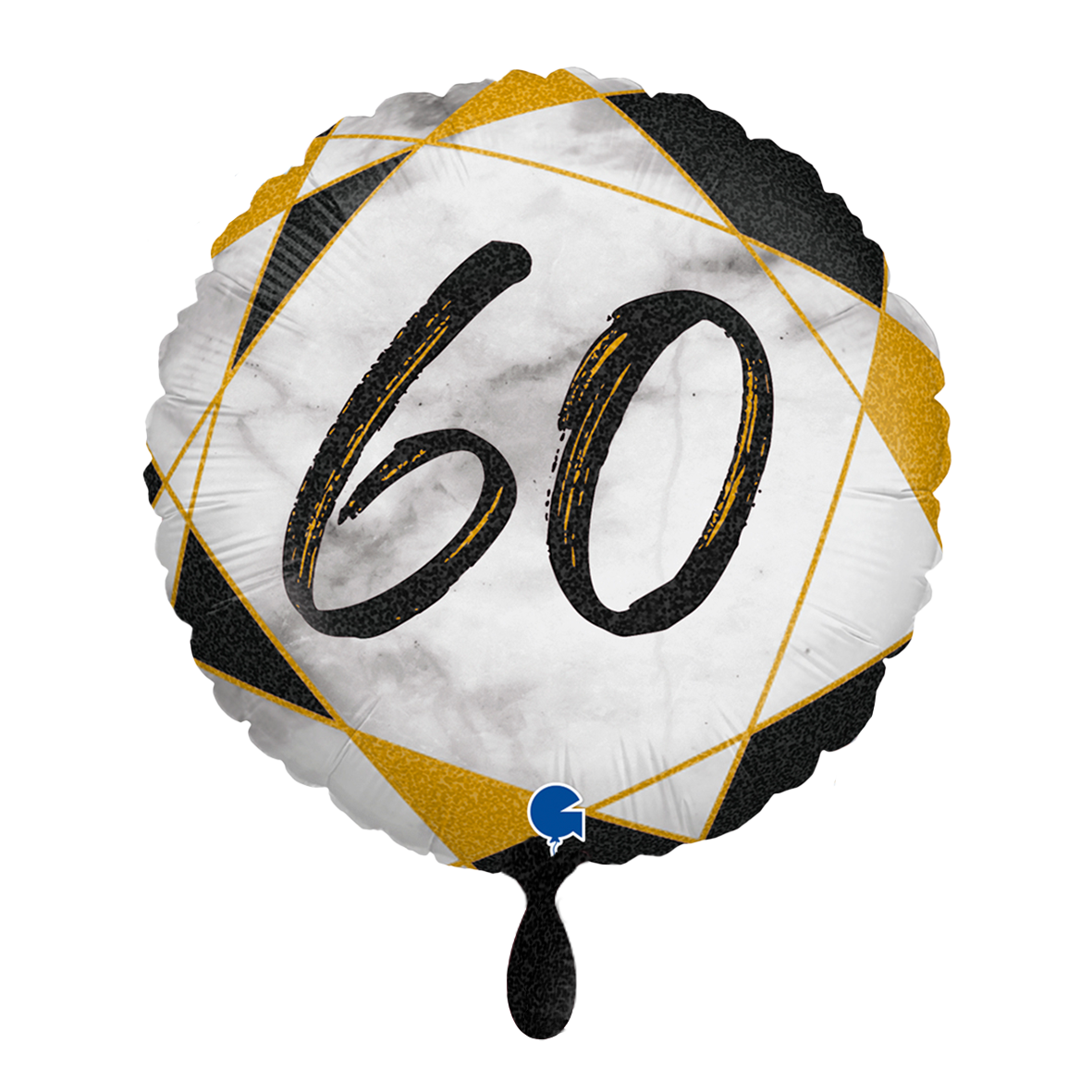 1 Ballon - Marble Mate 60 Zwart