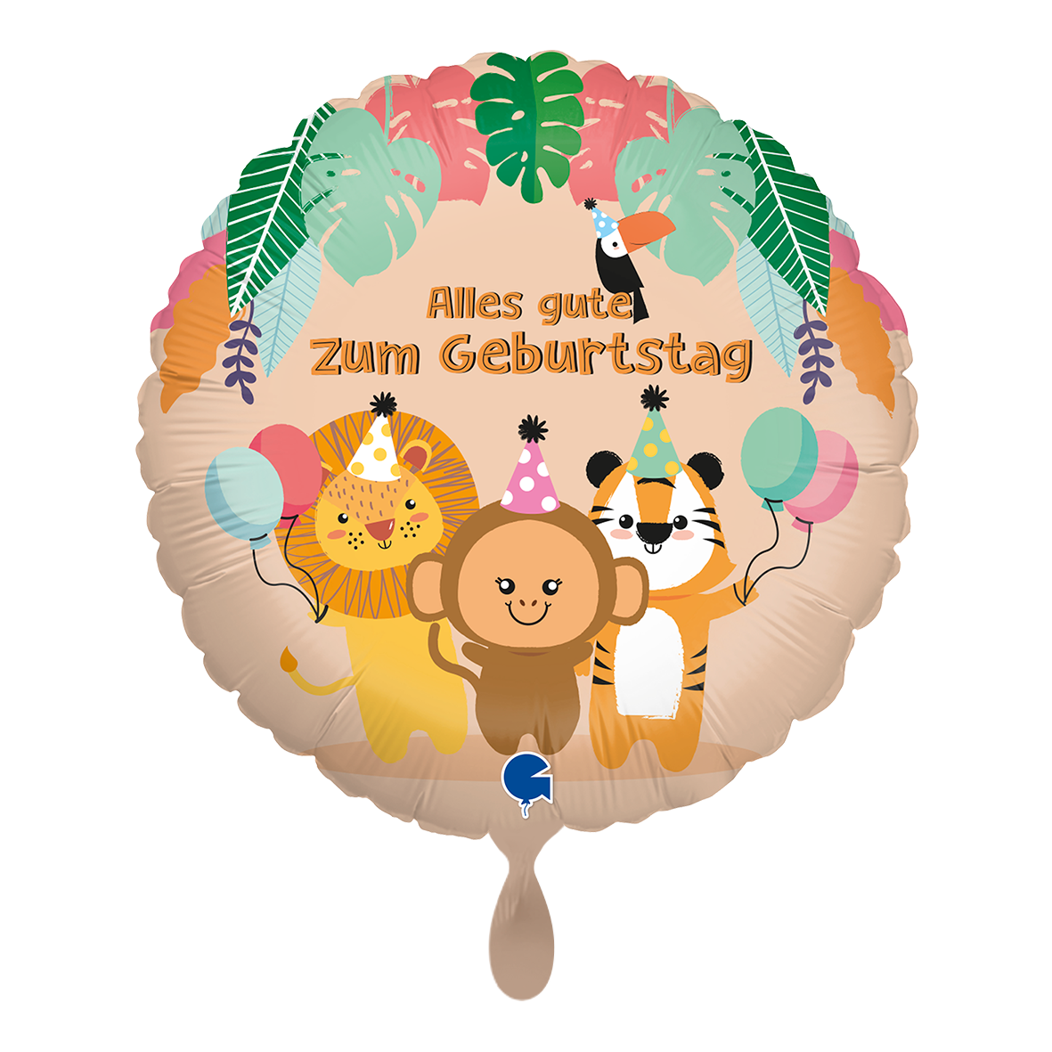 1 Ballon - Animaux tropicaux