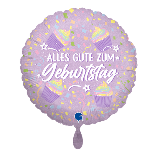 1 Ballon - Anniversaire Pastel