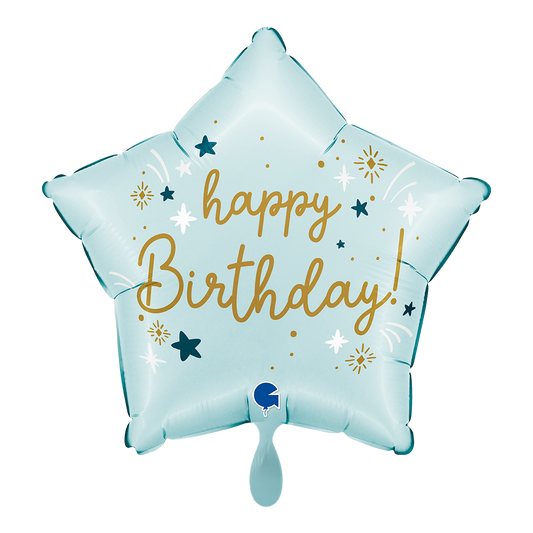 1 Ballon - Blauwe Verjaardag
