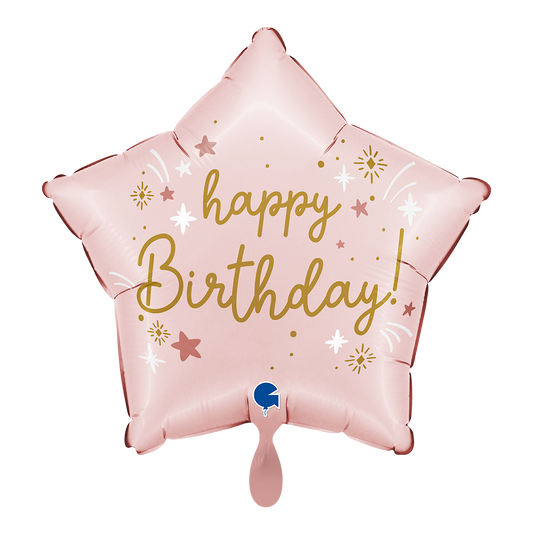1 Ballon - Roze Verjaardag