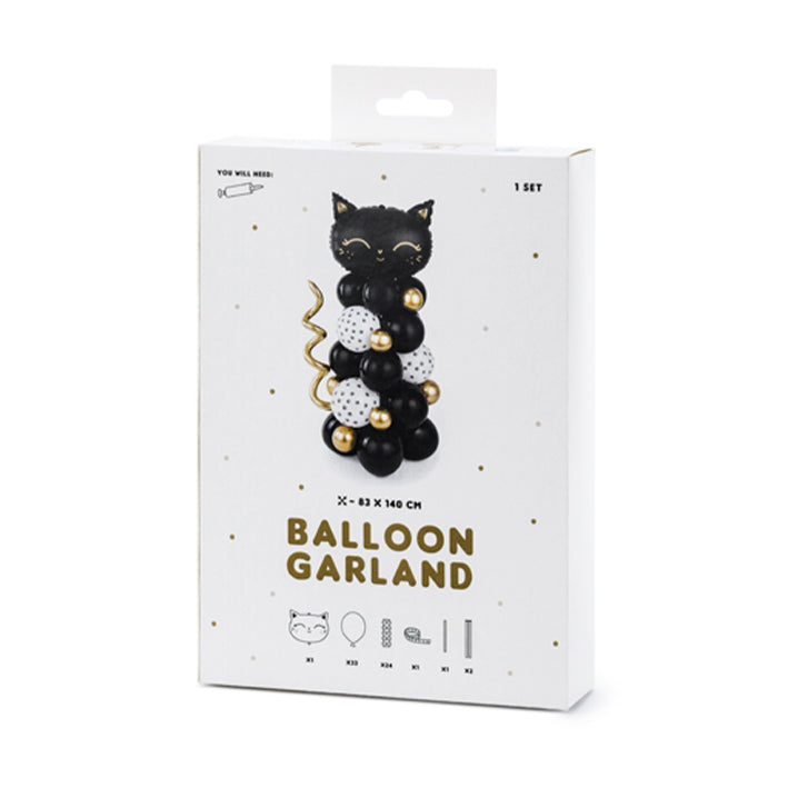 1 Ballonset - Ballonboeket - Zwarte Kat