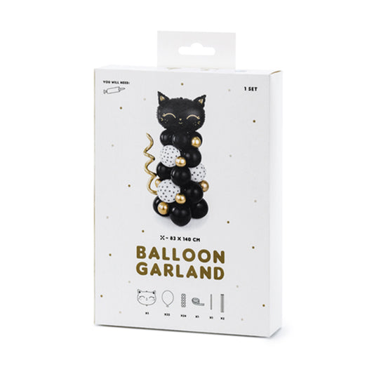1 ballon - bouquet de ballons - chat noir