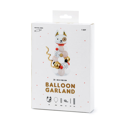 1 Ballonset - Ballondekoration - Hund