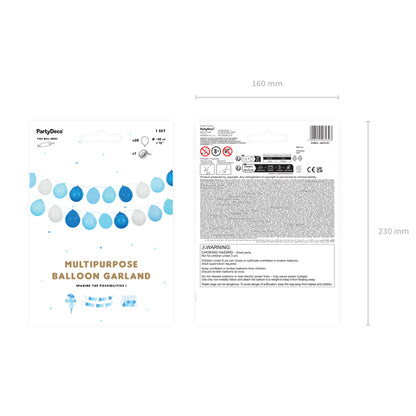 1 Ballonset - 3-in-1 - Blauw
