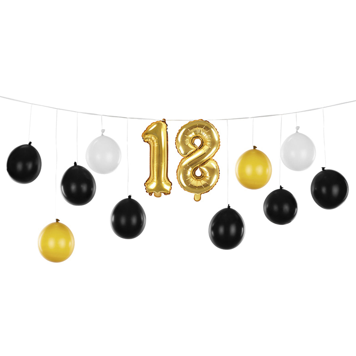 1 Ballonset - 3-in-1 - 18e verjaardag