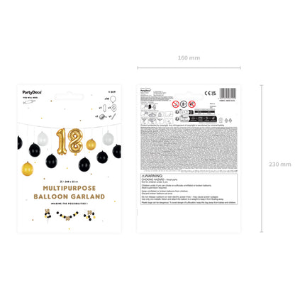 1 Ballonset - 3-in-1 - 18e verjaardag