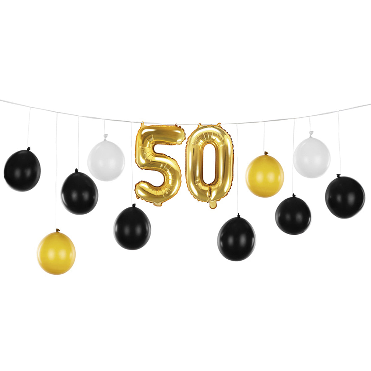 1 ballonset - 3in1 - 50e verjaardag