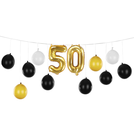1 lot de ballons - 3en1 - 50e anniversaire