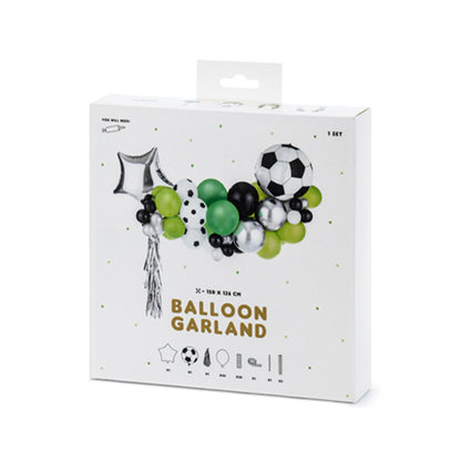 1 ballon - guirlande de ballons - Football