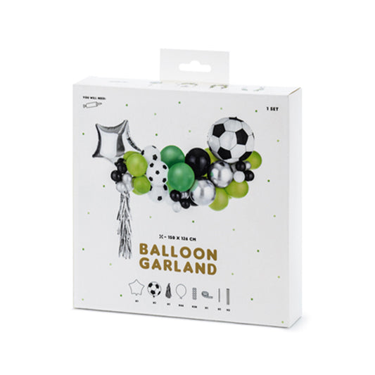 1 ballon - guirlande de ballons - Football