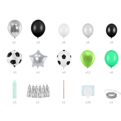 1 ballon - guirlande de ballons - Football