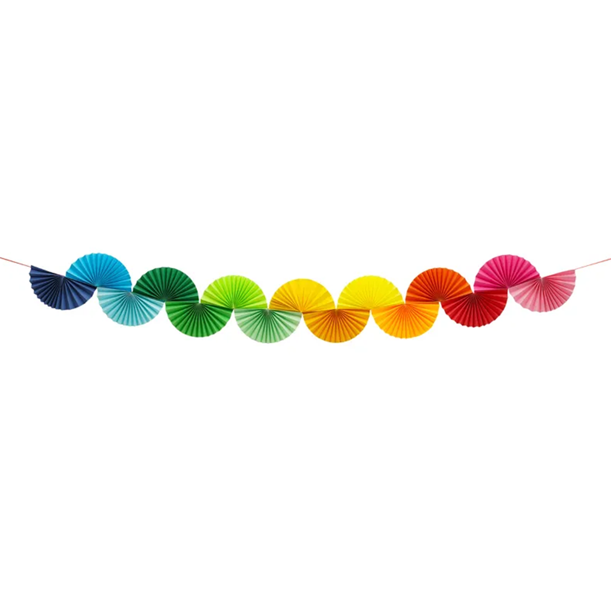 1 papieren slinger - regenboogwaaier