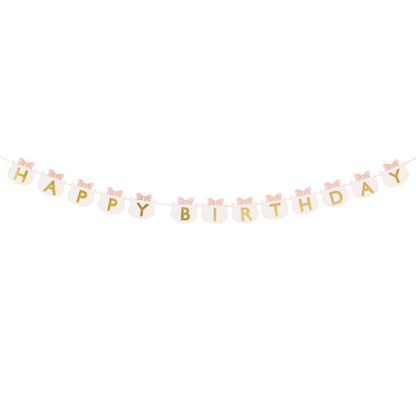 1 Slingergirlande - Happy Birthday Paarden