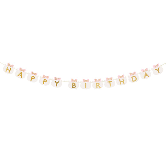 1 Slingergirlande - Happy Birthday Paarden