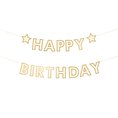 1 Guirlande de banderoles - Joyeux Anniversaire Mix