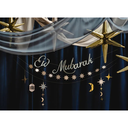 1 guirlande de bannière - Aïd Moubarak