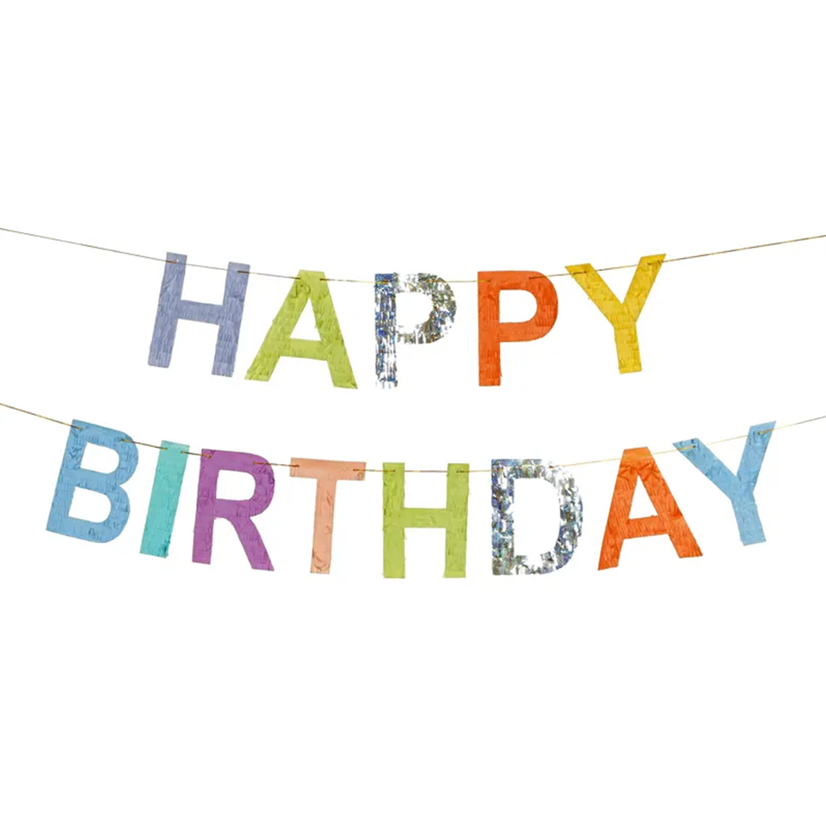 1 Guirlande de banderoles - Joyeux Anniversaire - Mix