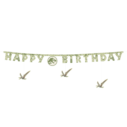 1 Bannergirlande - Happy Birthday Jurassic World