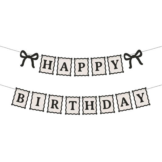 1 Slinger - Happy Birthday Strikjes