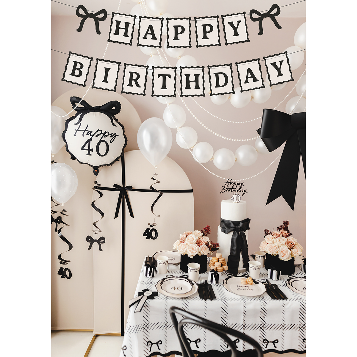 1 Slinger - Happy Birthday Strikjes