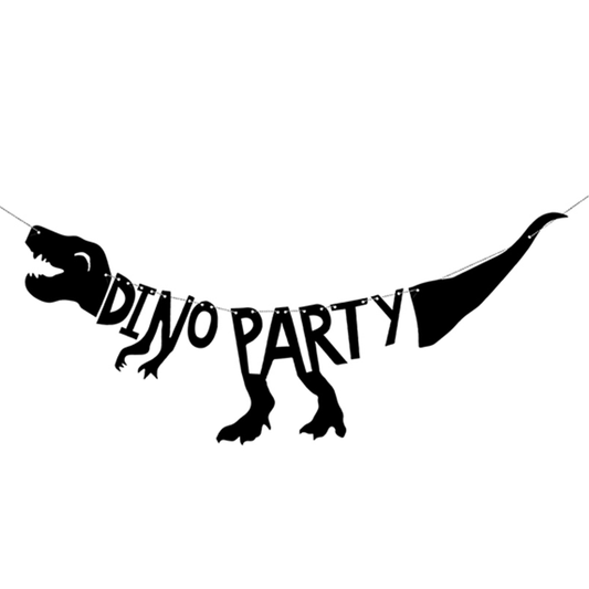 1 Banner-Girlande - Dino Party