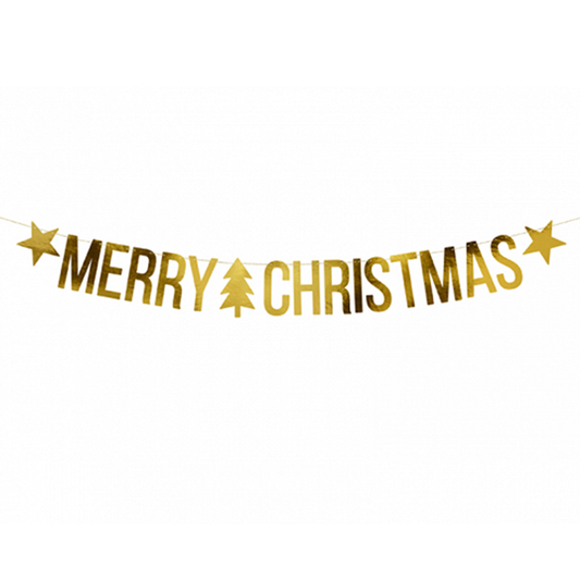 1 guirlande de bannière – Joyeux Noël Festif