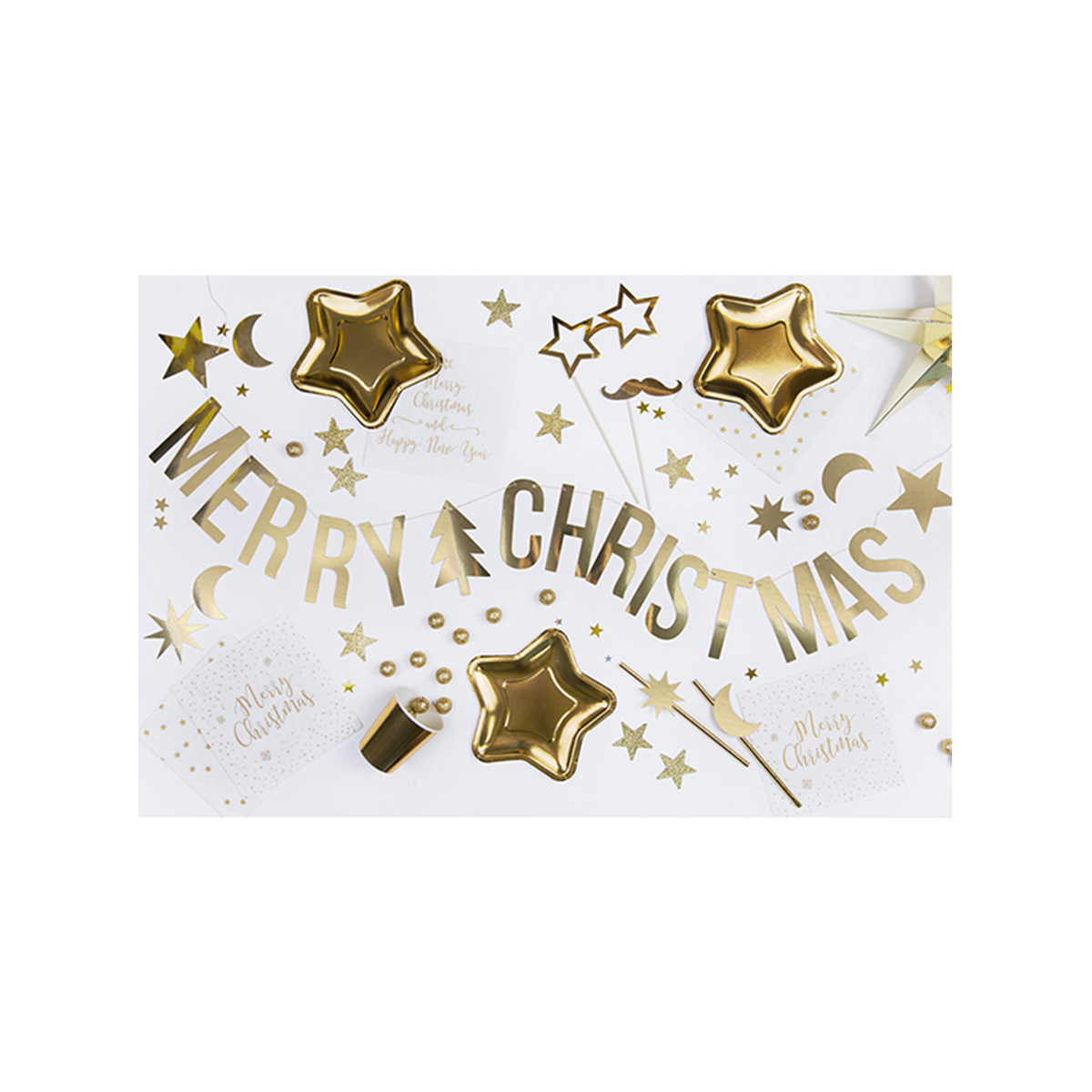 1 guirlande de bannière – Joyeux Noël Festif