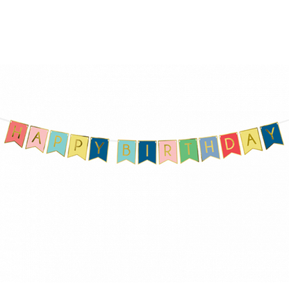 1 guirlande de bannière - Joyeux Anniversaire