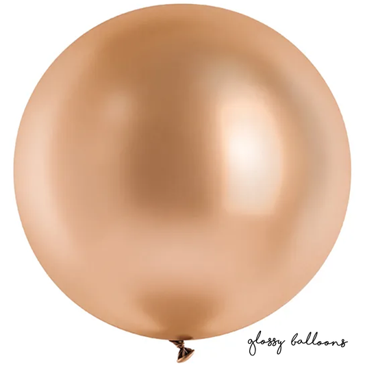 1 ballon géant - Ø 100cm - Brillant - Or rose
