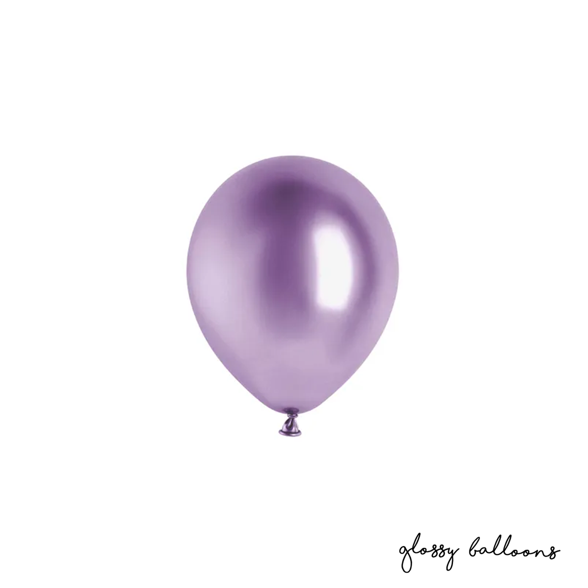 50 ballonnen - Ø 12cm - Glanzend - Violet