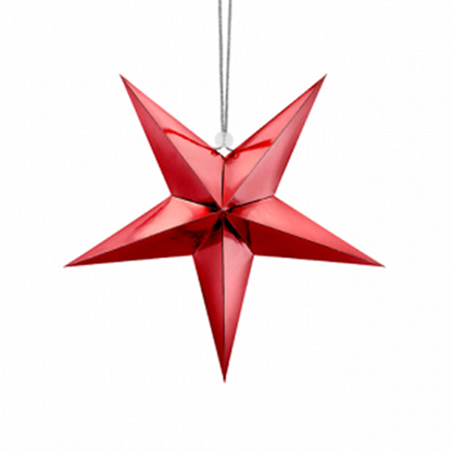 1 Paperstar - 30cm - Rood