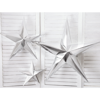 1 Paperstar - 30cm - Zilver