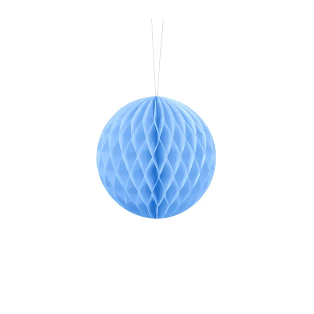 1 boule alvéolée - Bleu clair - Ø 10 cm