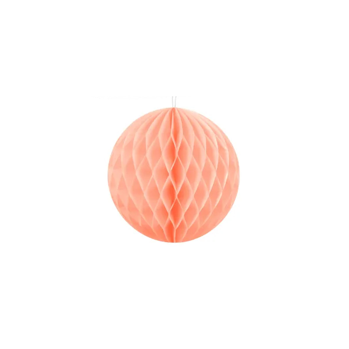 1 boule alvéolée - Ø 10cm - pêche claire