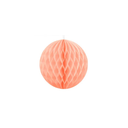 1 boule alvéolée - Ø 10cm - pêche claire