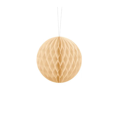 1 honingraatbal - Lichtcrème - Ø 10cm