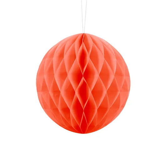 1 honingraatbal XL - Oranje - Ø 20 cm