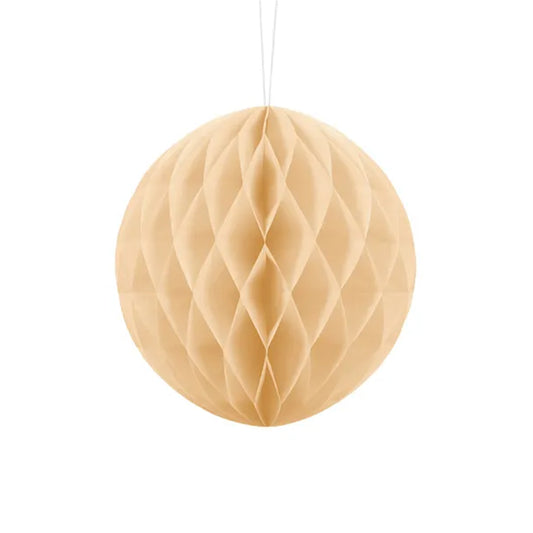 1 honingraatbal XL - Lichtcrème - Ø 20cm