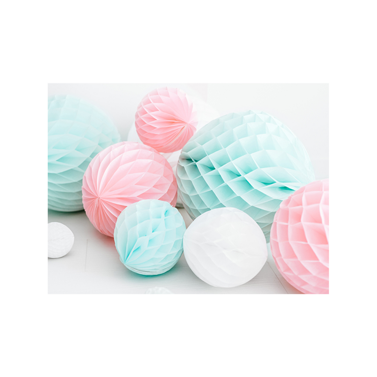 1 boule alvéolée XL - Ø 20cm - Rose