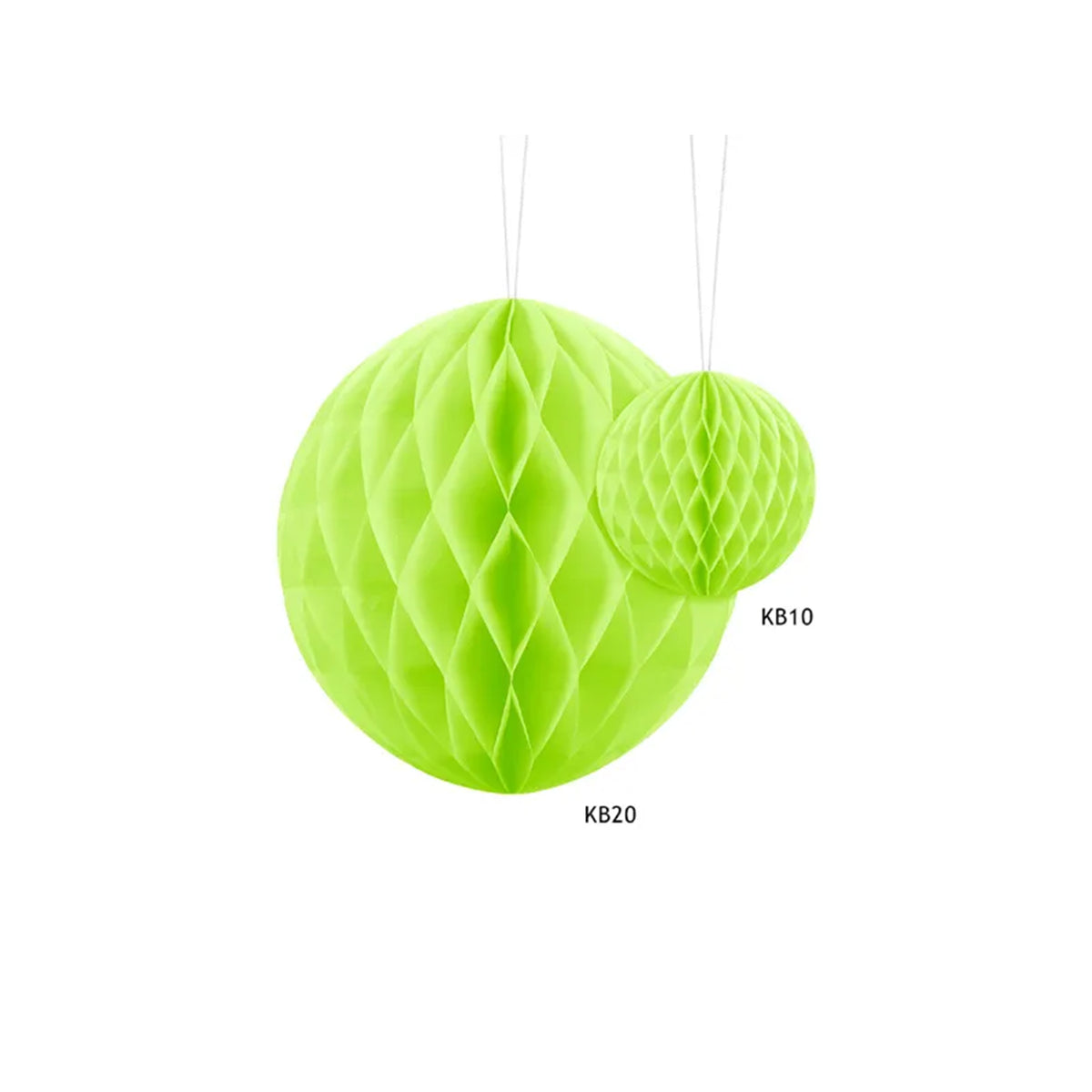 1 honingraatbal XL - Appelgroen - Ø 20cm