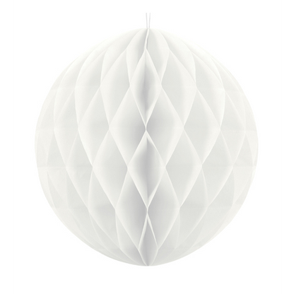 1 boule alvéolée XXL - Ø 30cm - Blanc