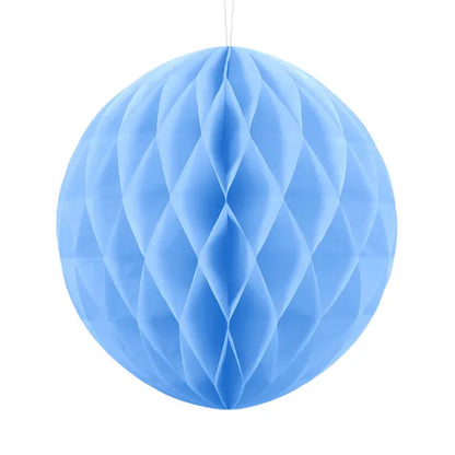 1 Honingraatbal XXL - Lichtblauw - Ø 30cm