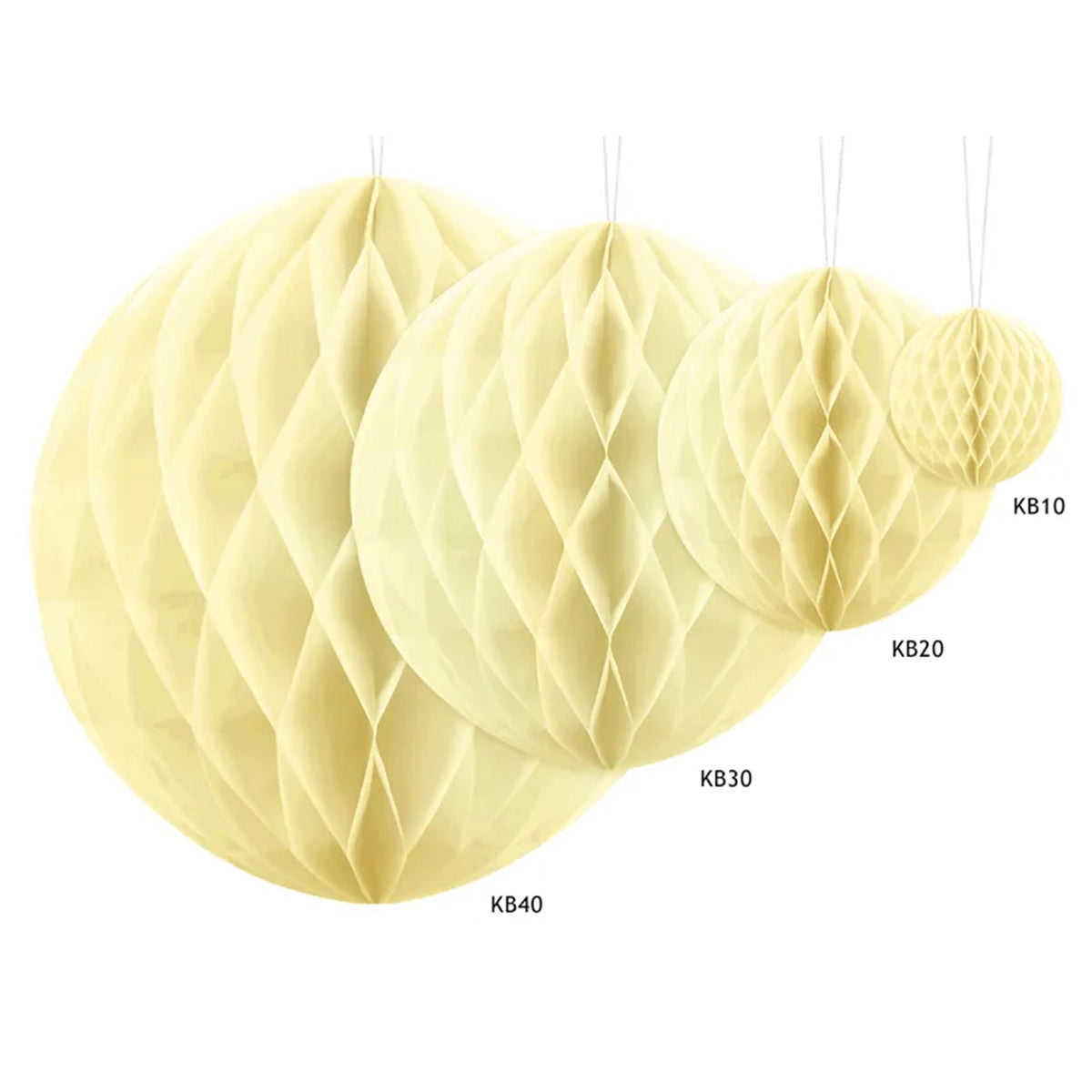 1 boule alvéolée XXL - paille - Ø 30 cm