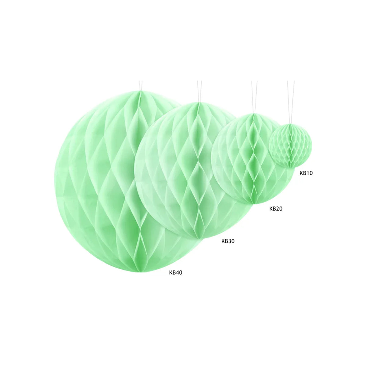 1 Boule alvéolée XXXL - Ø 40cm - Pistache