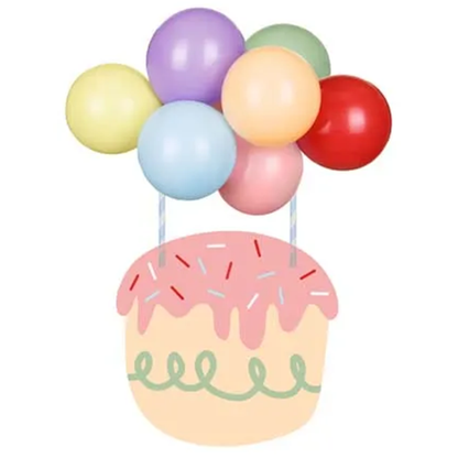 1 Cake Topper - Kleine Ballonnen