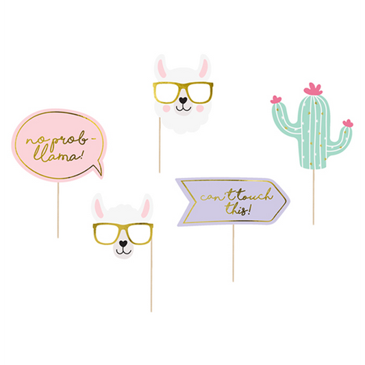 1 Photobooth Set - Lama be cool