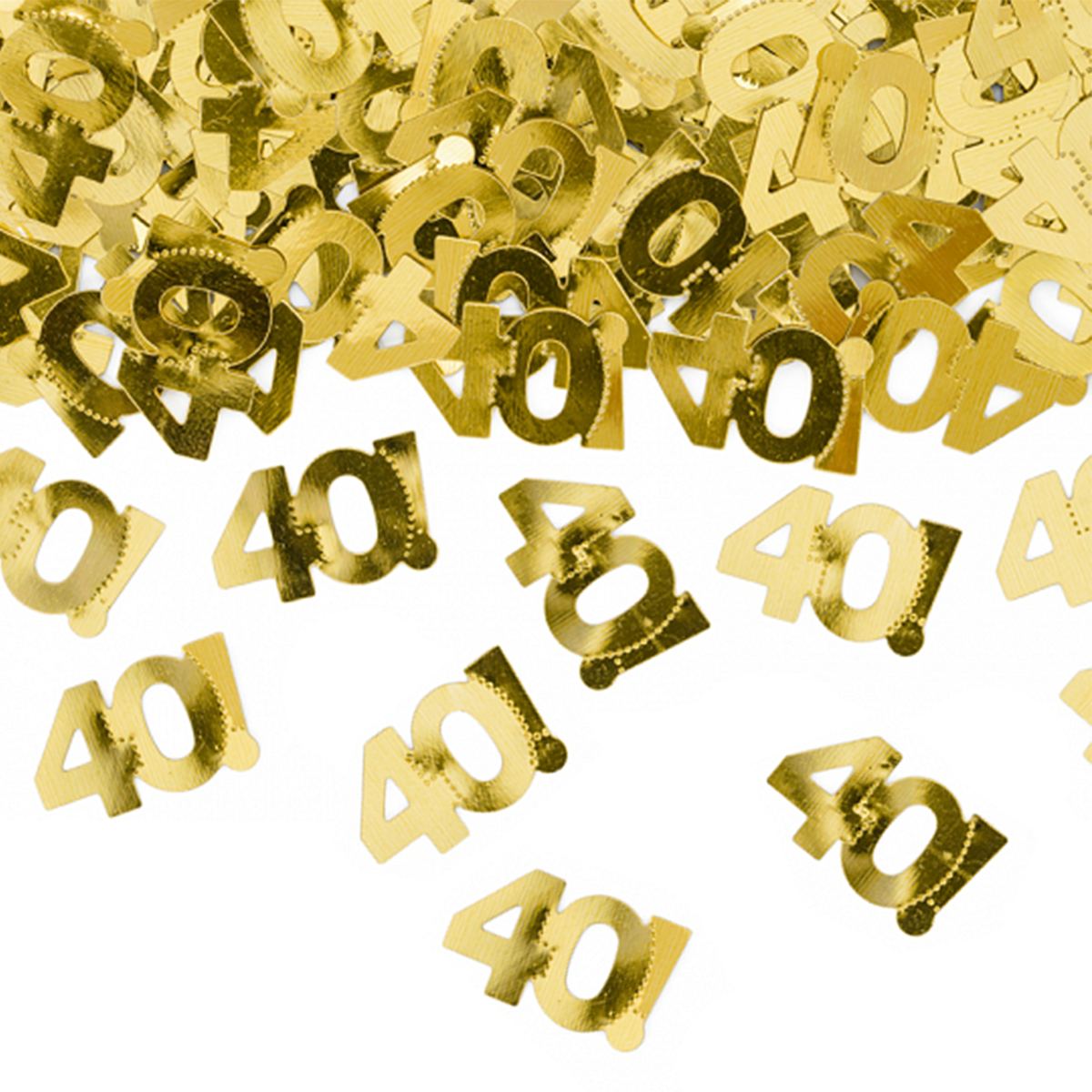 15g confettis métalliques - 40 or